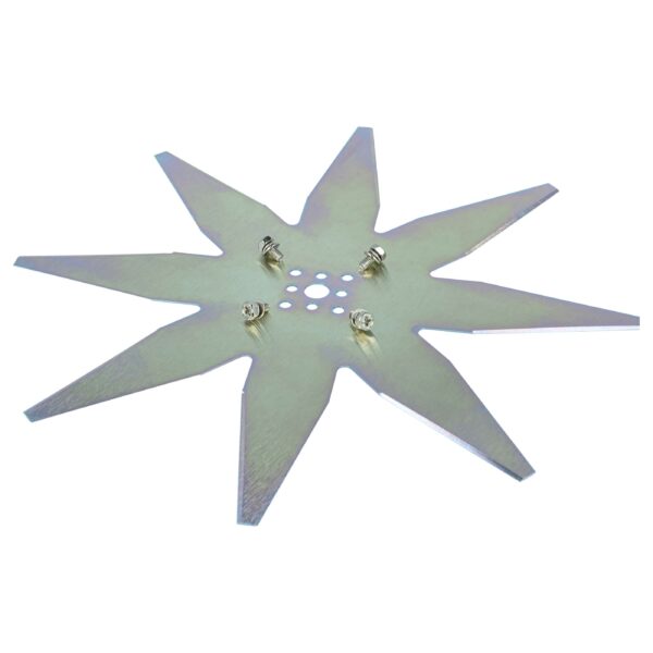 Lâmina de Substituição vhbw para Corta-Relvas Zucchetti LIZARD e Tech Line - Aço, Cinzento, 25 cm