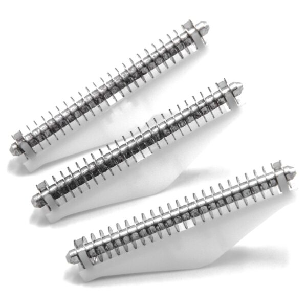 Bloco de corte triplo compatível com Remington MS3-0004 - prateado