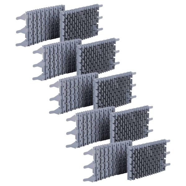 10x Escovas de Substituição vhbw para Limpador Robótico de Piscina Zodiac R0635904