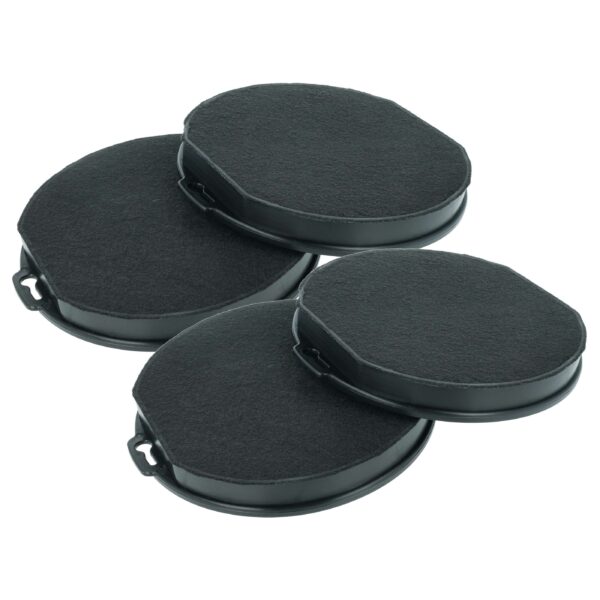 4x Filtro de Carvão Ativado Compatível com IKEA 50222409, 704.019.47, 502.224.09 para Coifa