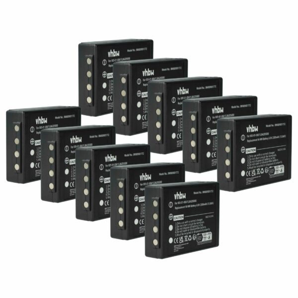 10x Bateria Substituição HBC 005-01-00615, BA205000, BA206000, BA205030 Controlo Remoto - 2300 mAh