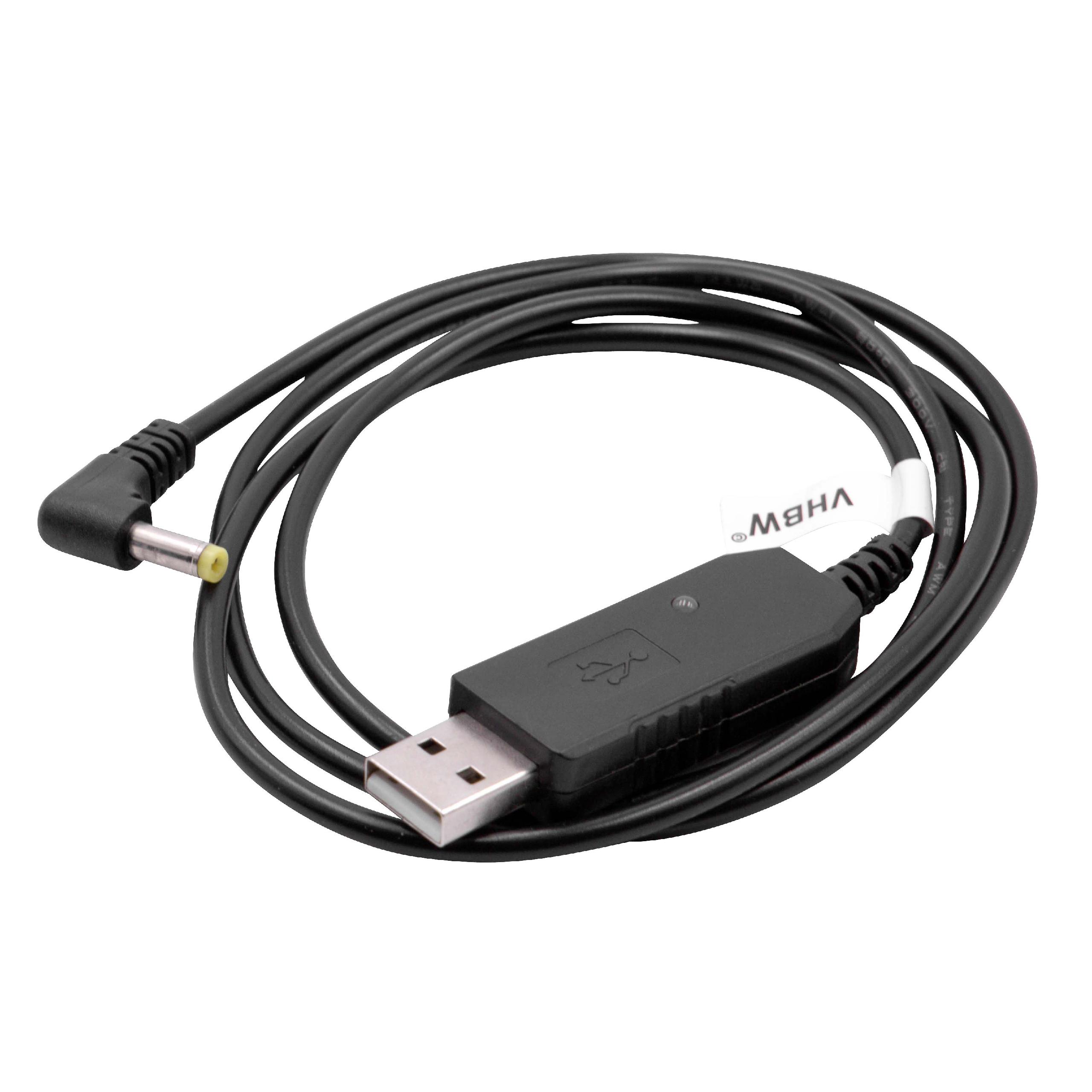Cabo de Carregamento USB vhbw para Walkie Talkie Baofeng UV-B5 e Rádios - 93 cm