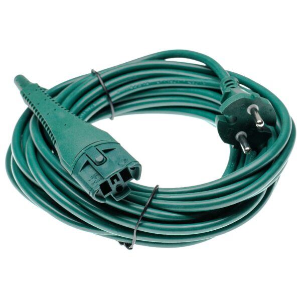 Cabo de Alimentação vhbw para Aspirador Vorwerk Kobold 130, 131 - 10 m