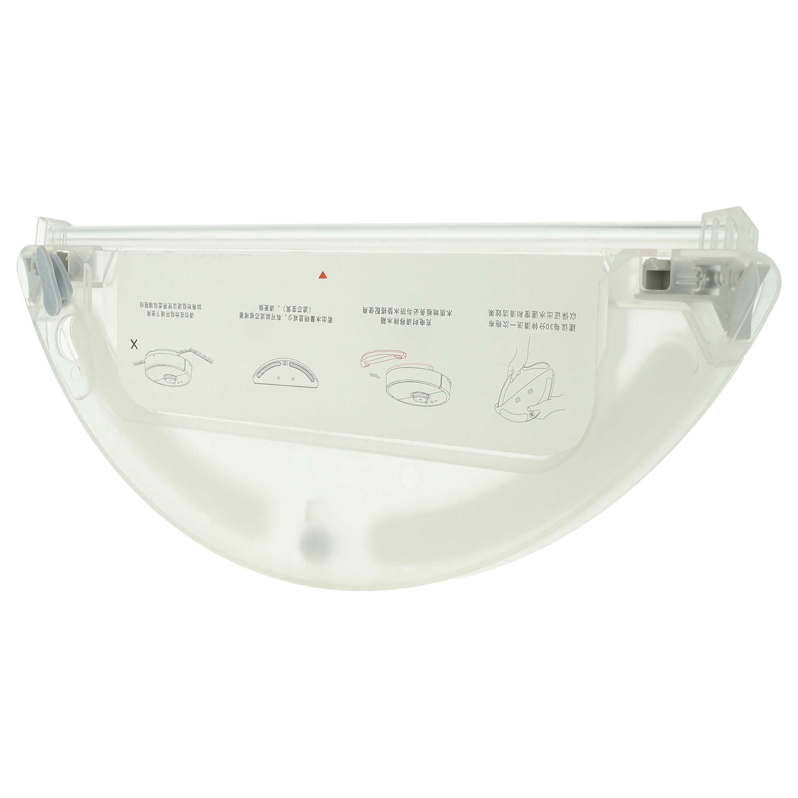 Suporte de Mopa vhbw para Aspirador Xiaomi Roborock S6 - 140 ml, ABS, Transparente - Image 3