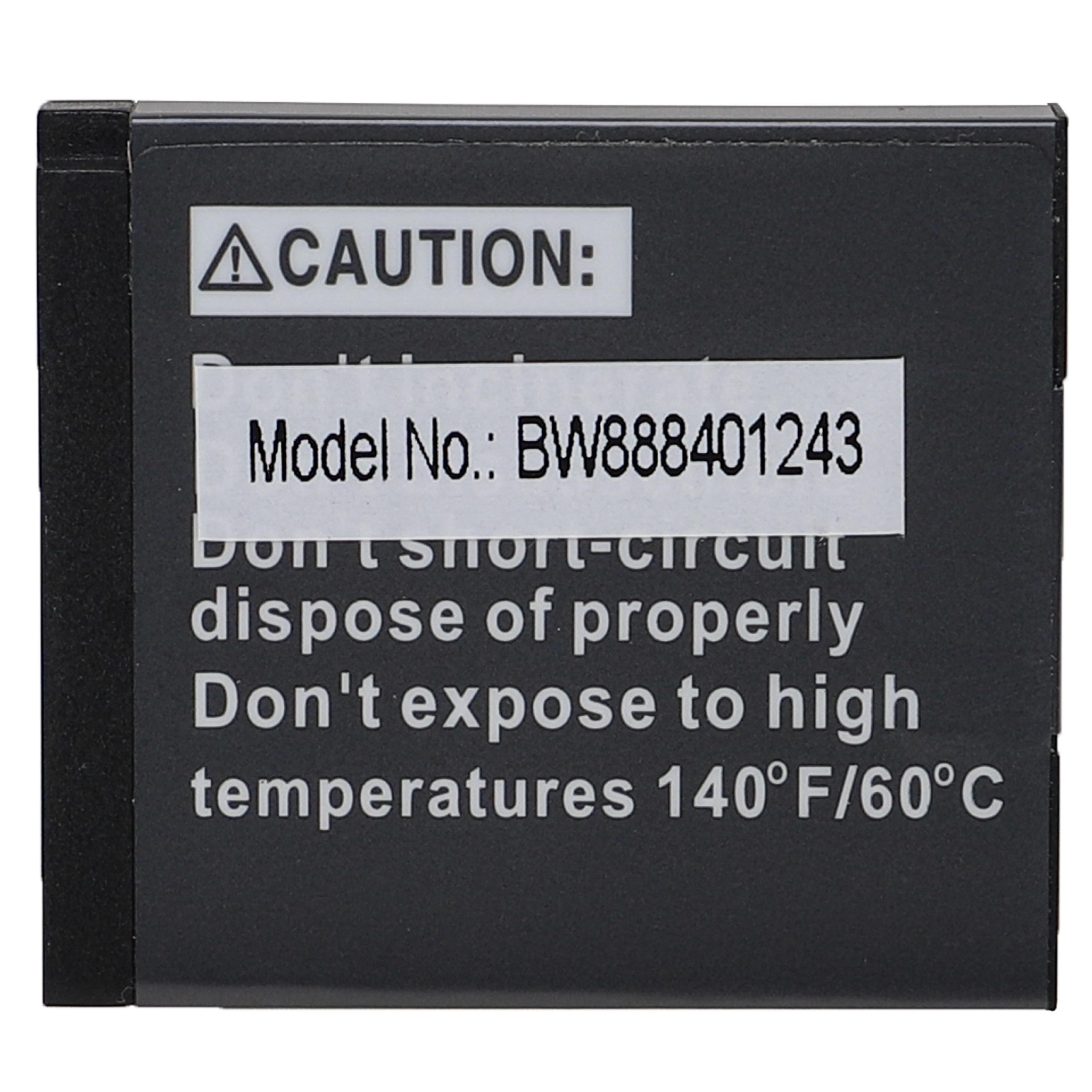 3x Bateria EXTENSILO para Panasonic Lumix DMC-FH2, DMC-FS16, DMC-FX77 - 700mAh - Image 2