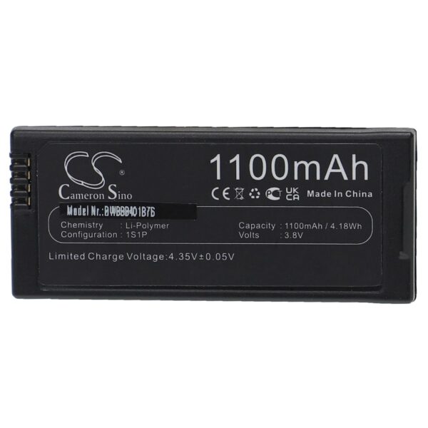 Bateria vhbw para DJI T01 - 1100 mAh 3.8 V Li-polímero