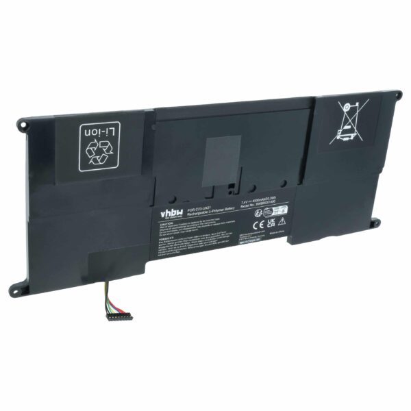 Bateria vhbw para Asus C23-UX21 (4500 mAh, 7.4 V, Li-polímero)