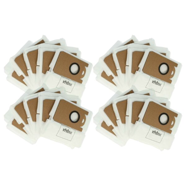 Pack 20 Sacos de Pó para Unidade de Aspiração Proscenic M7 Max, M7 Pro, M8 Pro - vhbw