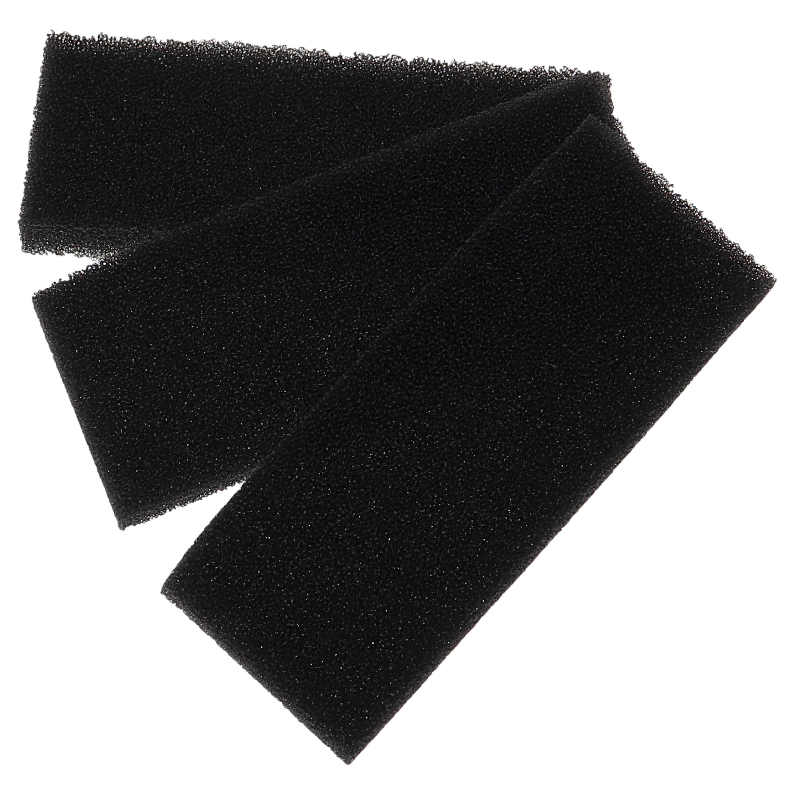 3x Filtro de Espuma para Aspirador Würth / Kärcher - Substituição 6.414-802.0 vhbw