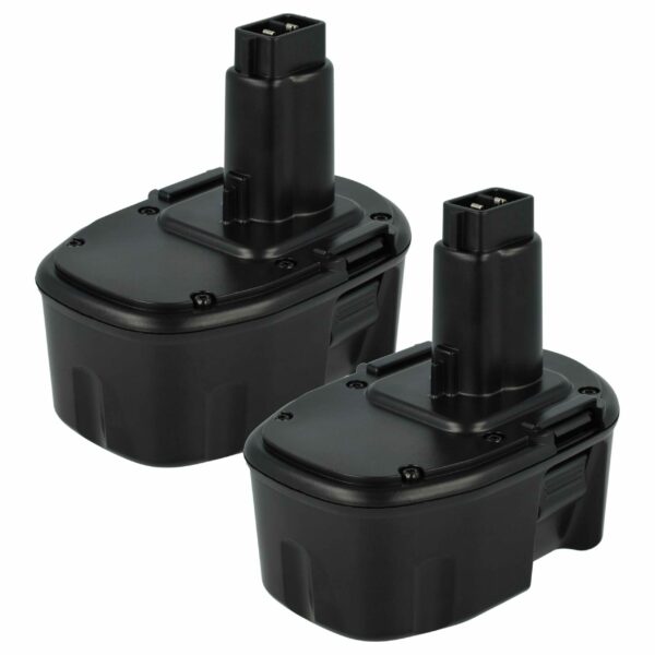 2x Bateria vhbw para Dewalt DE9092, DE9091, DE9094, DC9091, DE9038 - 3000 mAh, 14.4 V, NiMH