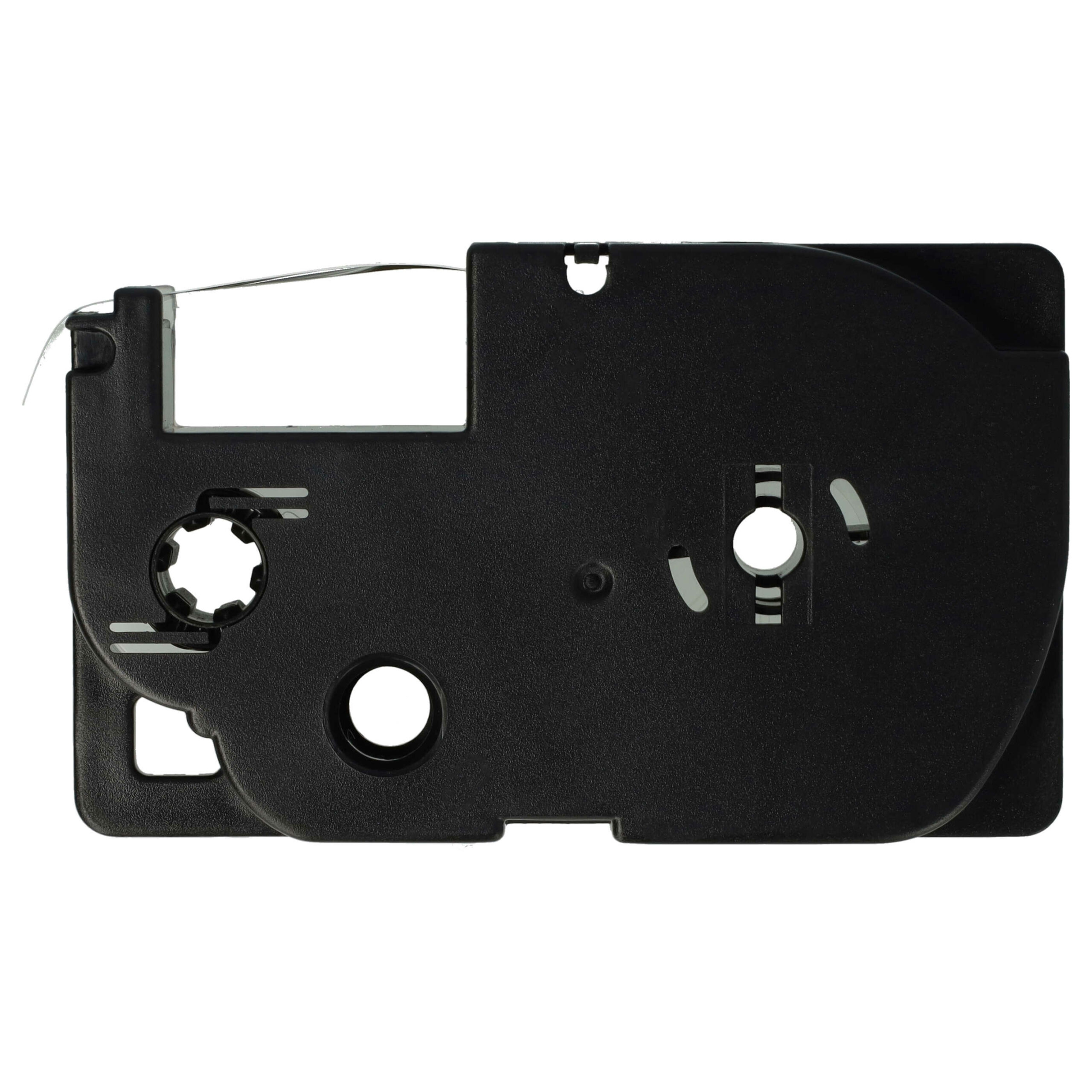 10x Fita para Etiqueta vhbw substitui Casio XR-9WE, XR-9WE1 - 9 mm Preto sobre Branco - Image 2