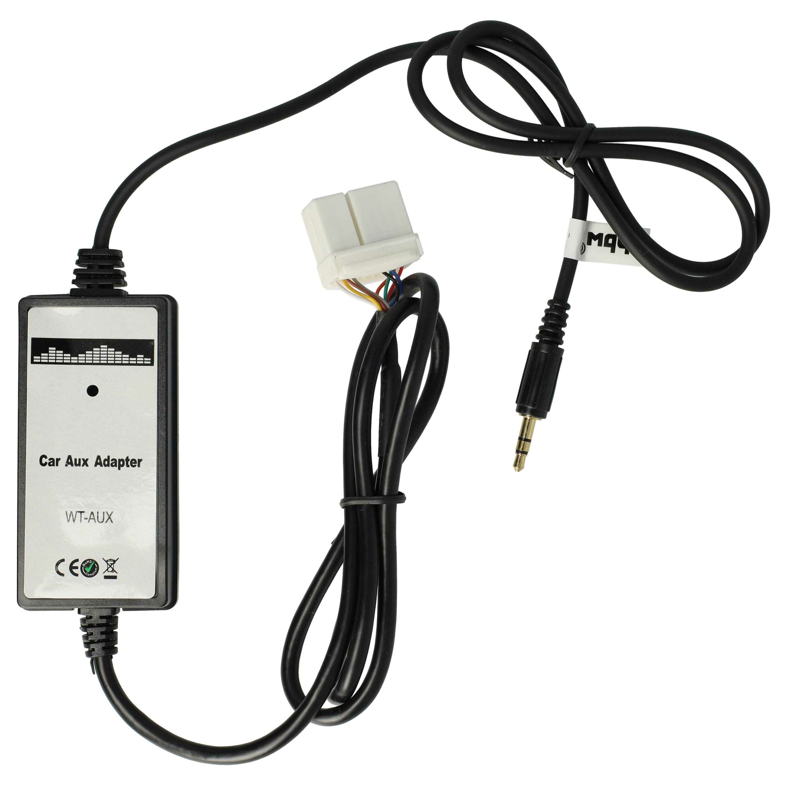 Cabo Adaptador Áudio AUX vhbw para Rádio Carro Honda 2002-2011 - 145cm - Image 3