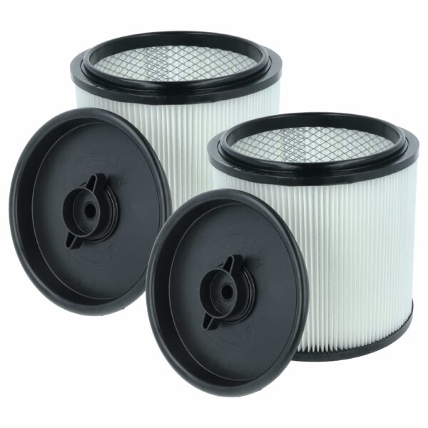 2x Filtro de Cartucho vhbw para Aspirador Einhell - Substitui Referência 2351126