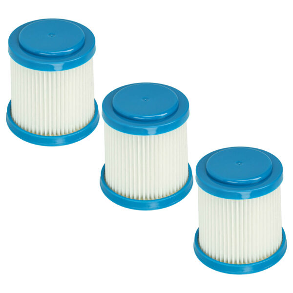 Filtro de Substituição vhbw para Aspirador Black & Decker (3 unidades) - Compatível com modelos 90606058-01, VPFE 20, VPFE20
