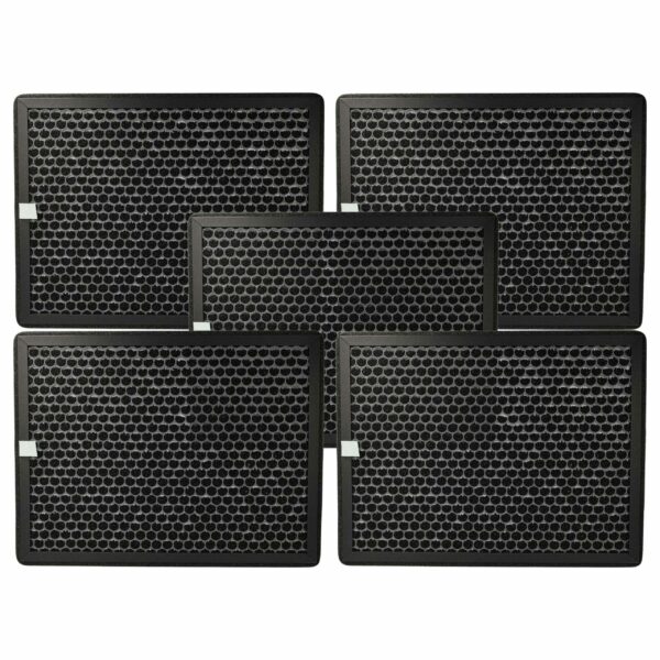 Conjunto de 5 Filtros de Carvão Ativado para Purificador de Ar Philips FY2420/30
