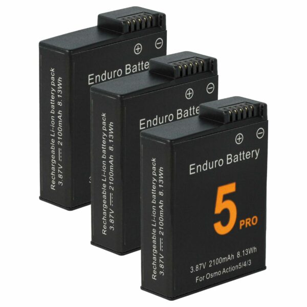 Bateria de Substituição vhbw para DJI - 2100mAh, 3.8V, Li-Ion (Pack de 3)