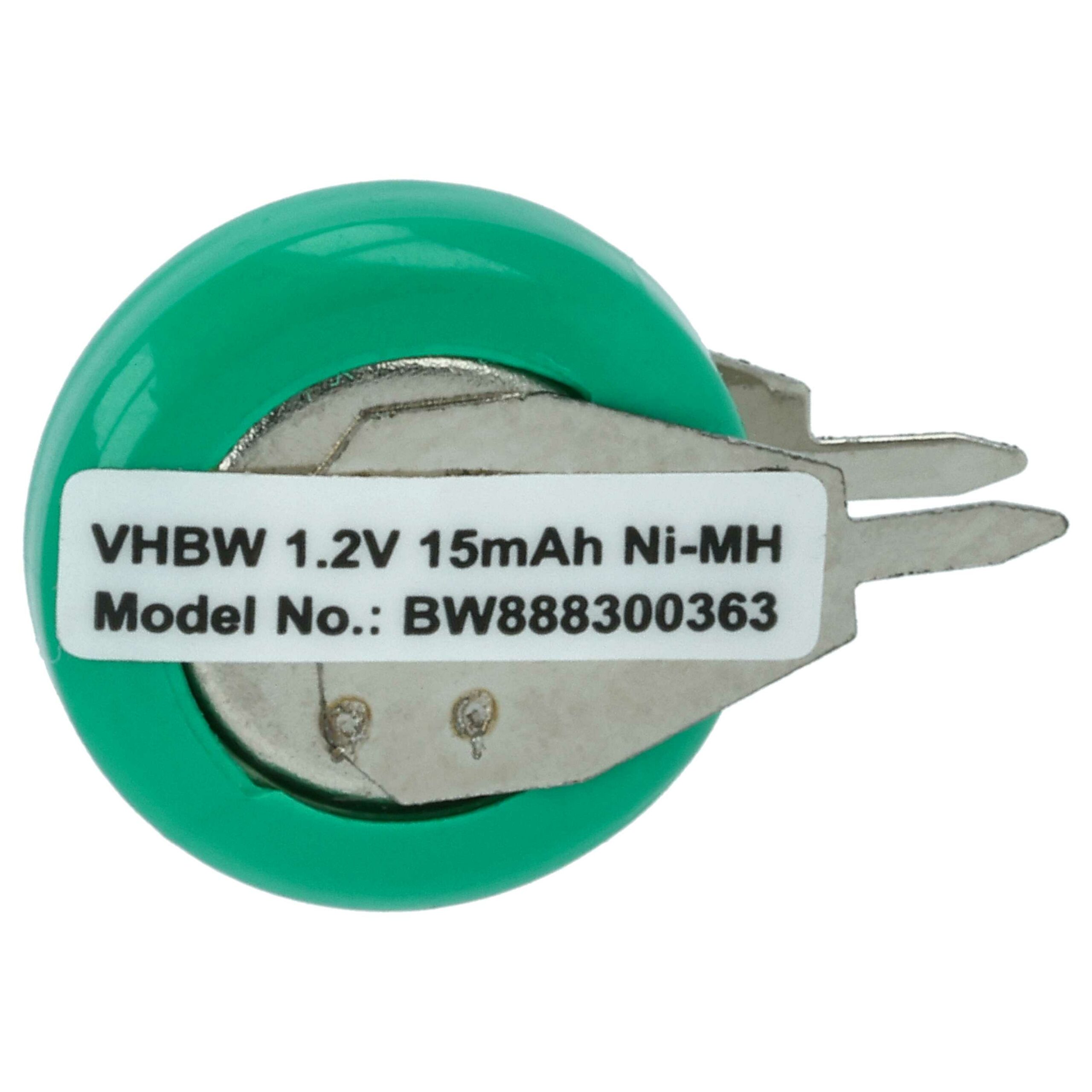 Bateria vhbw para Dispositivo de Modelismo 1/V15H - 20 mAh 1.2 V NiMH - Image 3
