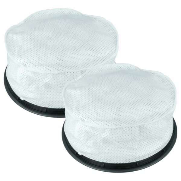 2x Filtro Redondo de Substituição vhbw para Aspirador Numatic 604165, 604115 - 32 x 32 cm