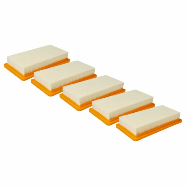 5x Filtro Motor de Substituição Kärcher 6.414-631, 6.414-631.0 para Aspiradores Kärcher, 10 x 18.9 cm