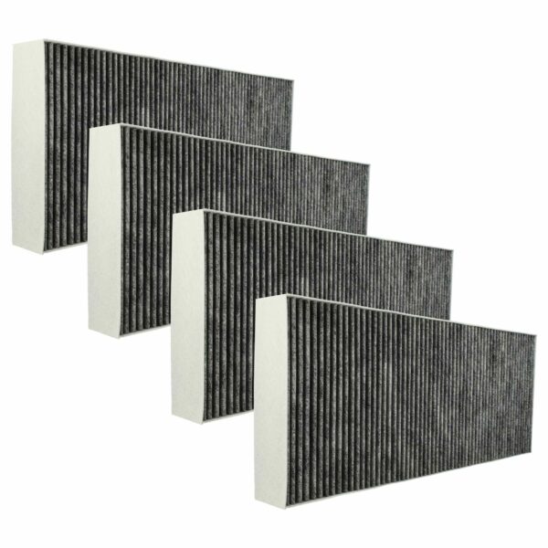 Filtro de Carvão Ativado vhbw 4x para Bosch 9001171882, 17004082 - 46 x 19,1 x 5 cm