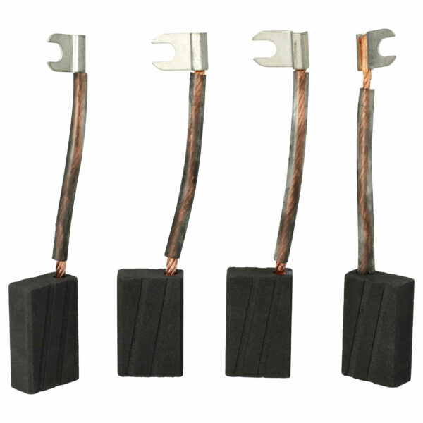 4 Escovas de Carvão de Substituição para Asein 5453 - Ferramentas Elétricas 40 x 24.8 x 12.5 mm