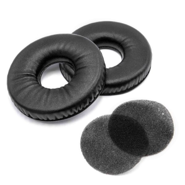 2x Almofadas para Auscultadores vhbw compatíveis com AKG K121, K141 - Poliuretano Preto