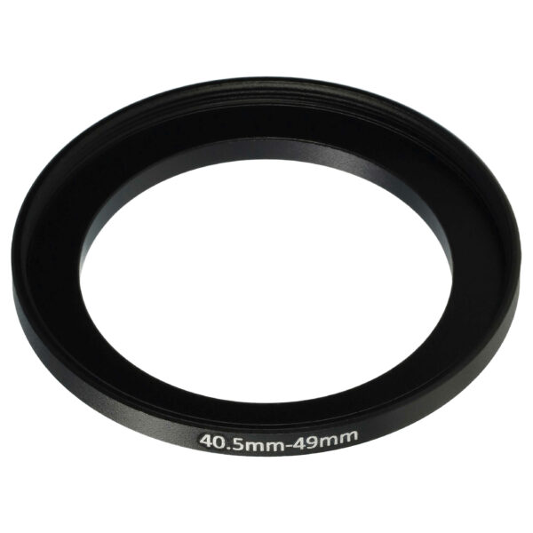 Adaptador Anel Step-Up vhbw de 40.5 mm para 49 mm para Lentes de Câmara
