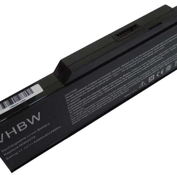 Bateria vhbw para Portátil Mitac, ZooStorm, Packard Bell, Medion - 4400 mAh, 11.1 V, Li-Ion