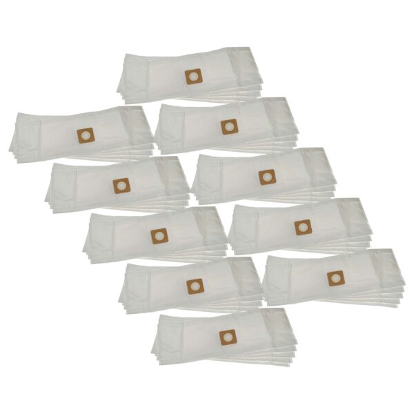 50 Sacos para Aspirador Bosch vhbw - Microfleece (substitui 2609256F33)