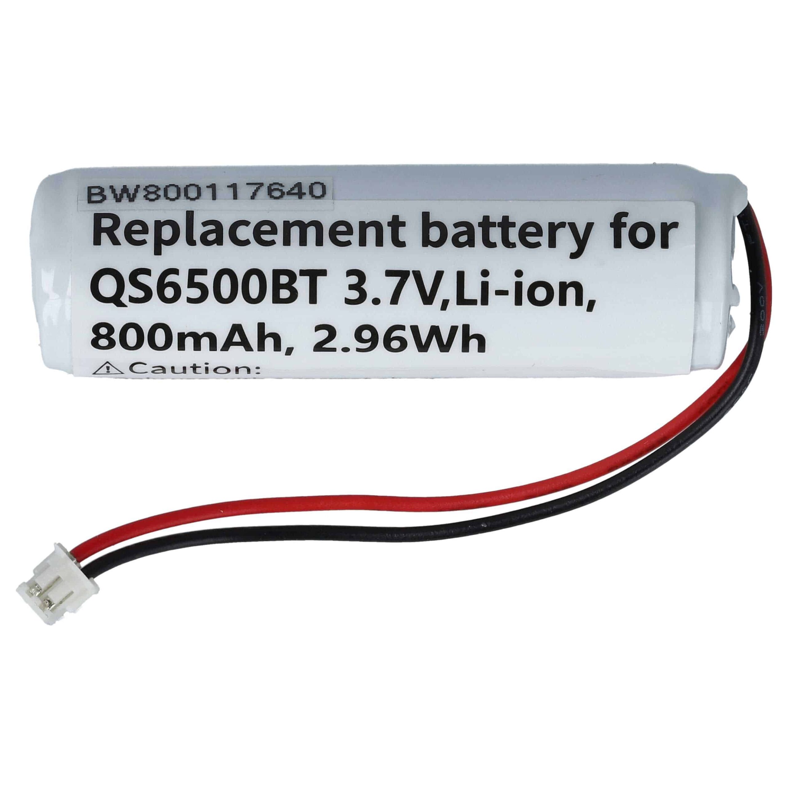 Pack 5x Bateria vhbw para Scanner Datalogic - 800 mAh 3.7V (substitui 10-4765, EP0906, 5-3112) - Image 3