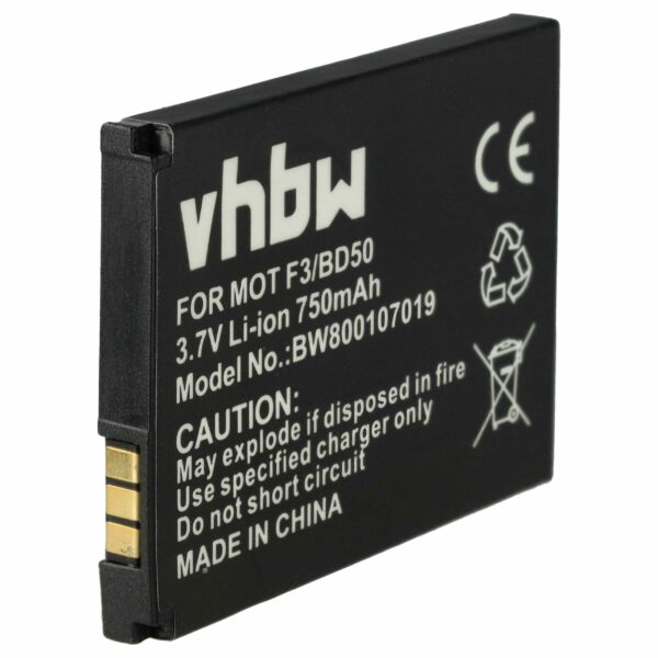 Bateria compatível AVM 312BAT006, 100402, 312BAT016 para telefone fixo Motorola - 750 mAh 3.7 V Li-Ion