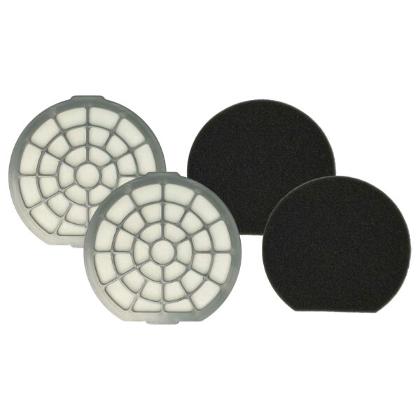 2x filtros de proteção dual motor para Dirt Devil 5050001, 13,4 x 13,4 cm