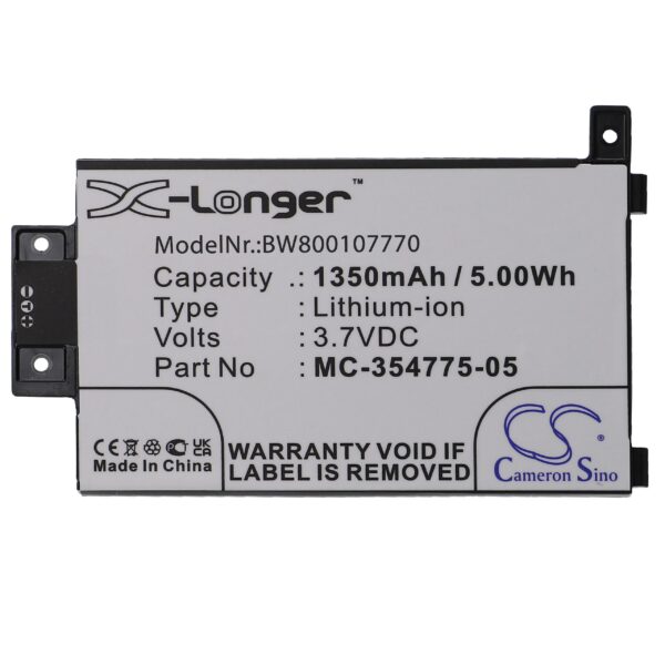 Bateria vhbw para Amazon Kindle - 1350 mAh 3.7 V Li-Ion (S13-R1-D, MC-354775-05)
