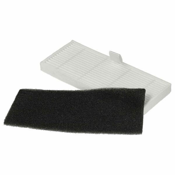 2x Filtros de Espuma e Filtro de Poeira Fina para Aspirador Robot Proscenic M8 Pro
