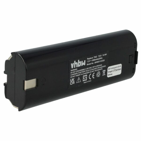 Bateria vhbw para Einhell 91011 - 3000 mAh, 7.2 V, NiMH