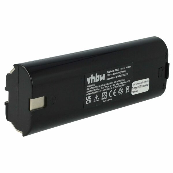 Bateria vhbw para Einhell 91011 - 3000 mAh, 7.2 V, NiMH