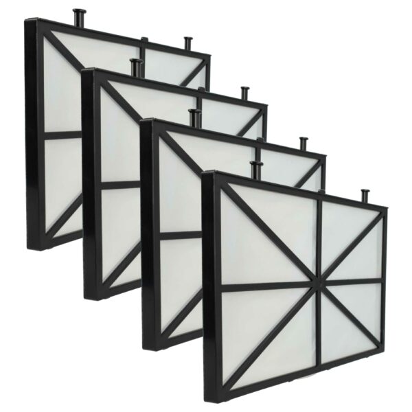 Kit com 4 Filtros de Substituição para Aspirador de Piscina Dolphin 9991433 R4 - Filtro Fino 26,5 x 17,5 x 5,4 cm