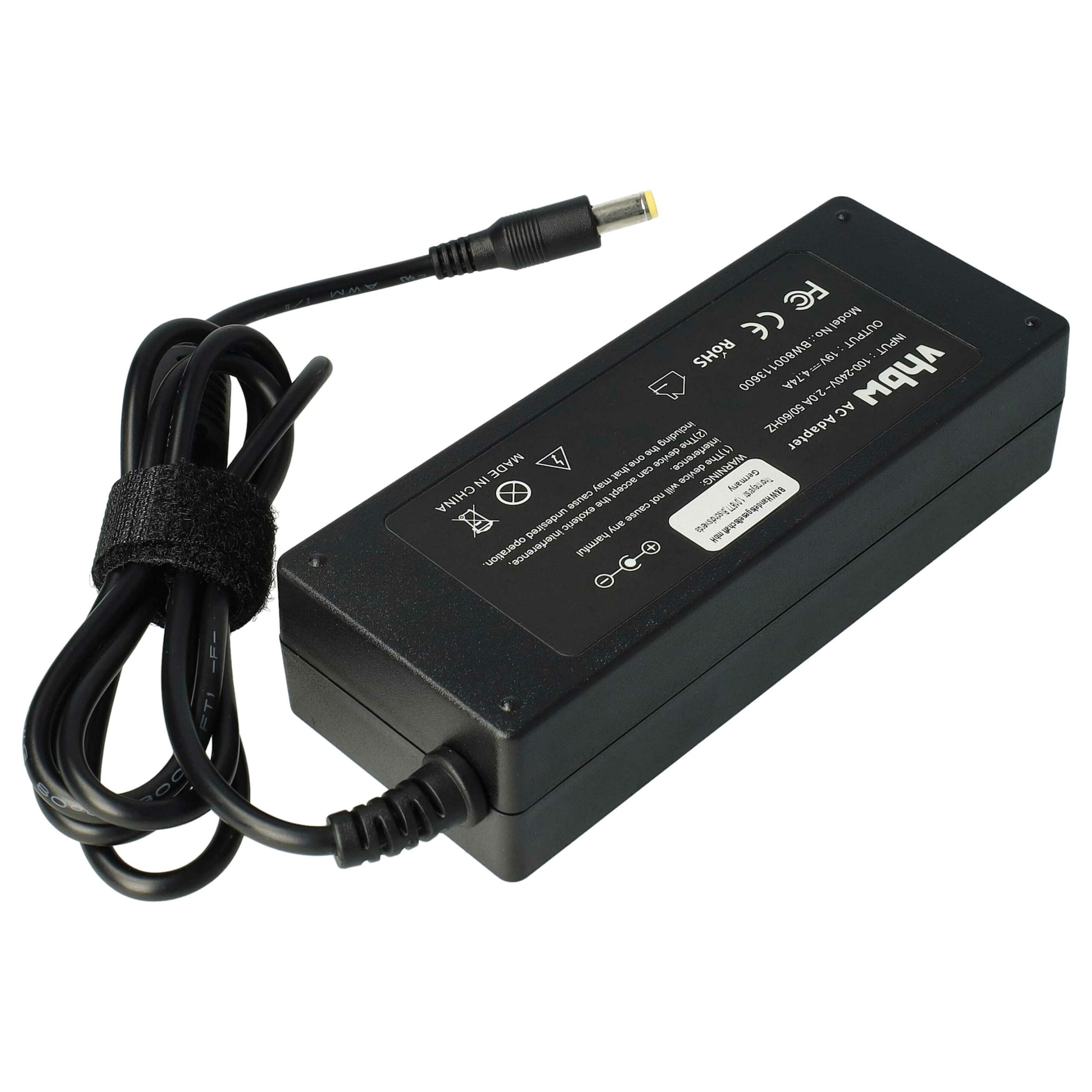 Carregador / Transformador vhbw para Portátil Acer, Asus, Toshiba, HP - 90 W, 19 V - Image 4