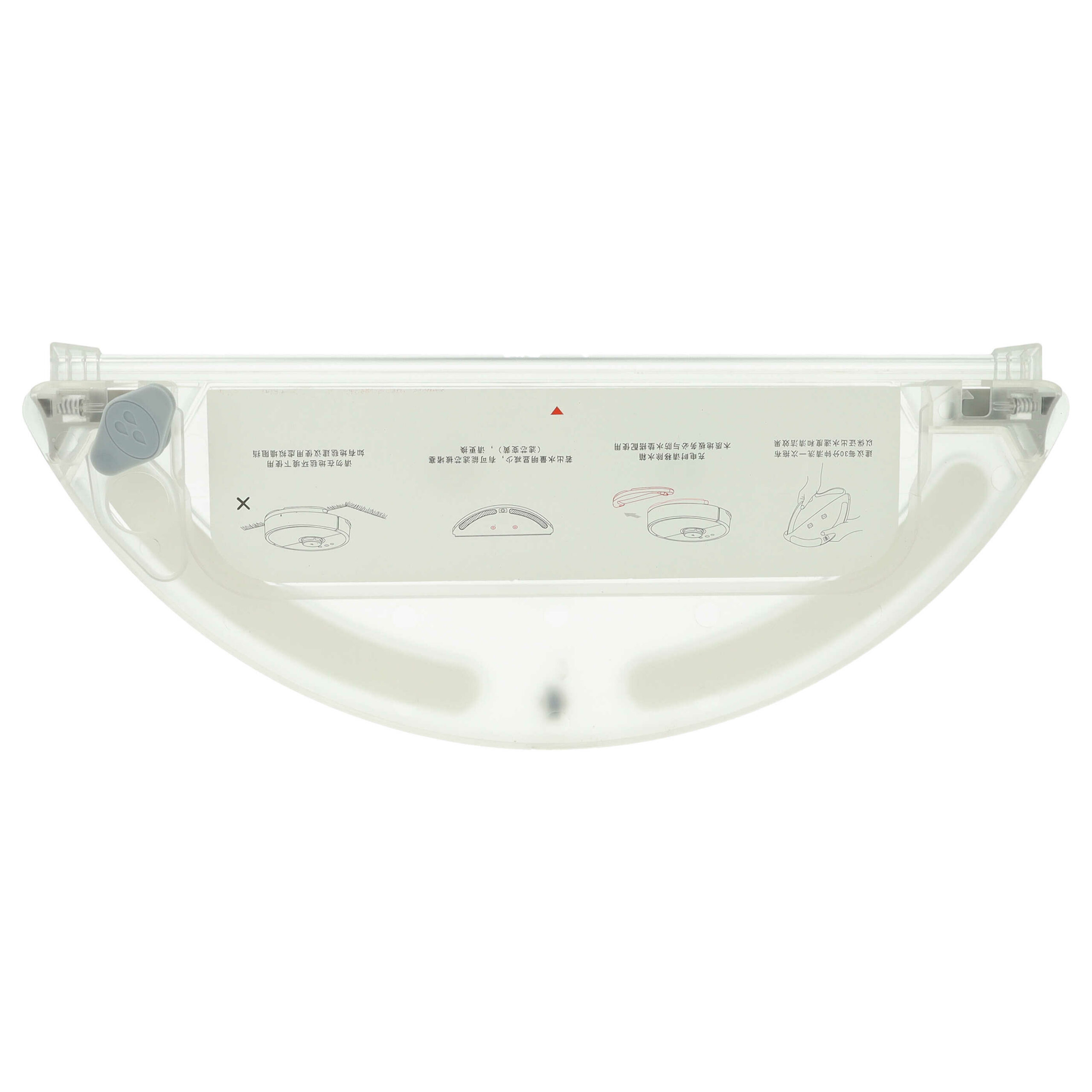 Suporte de Mopa vhbw para Aspirador Xiaomi Roborock S6 - 140 ml, ABS, Transparente - Image 2