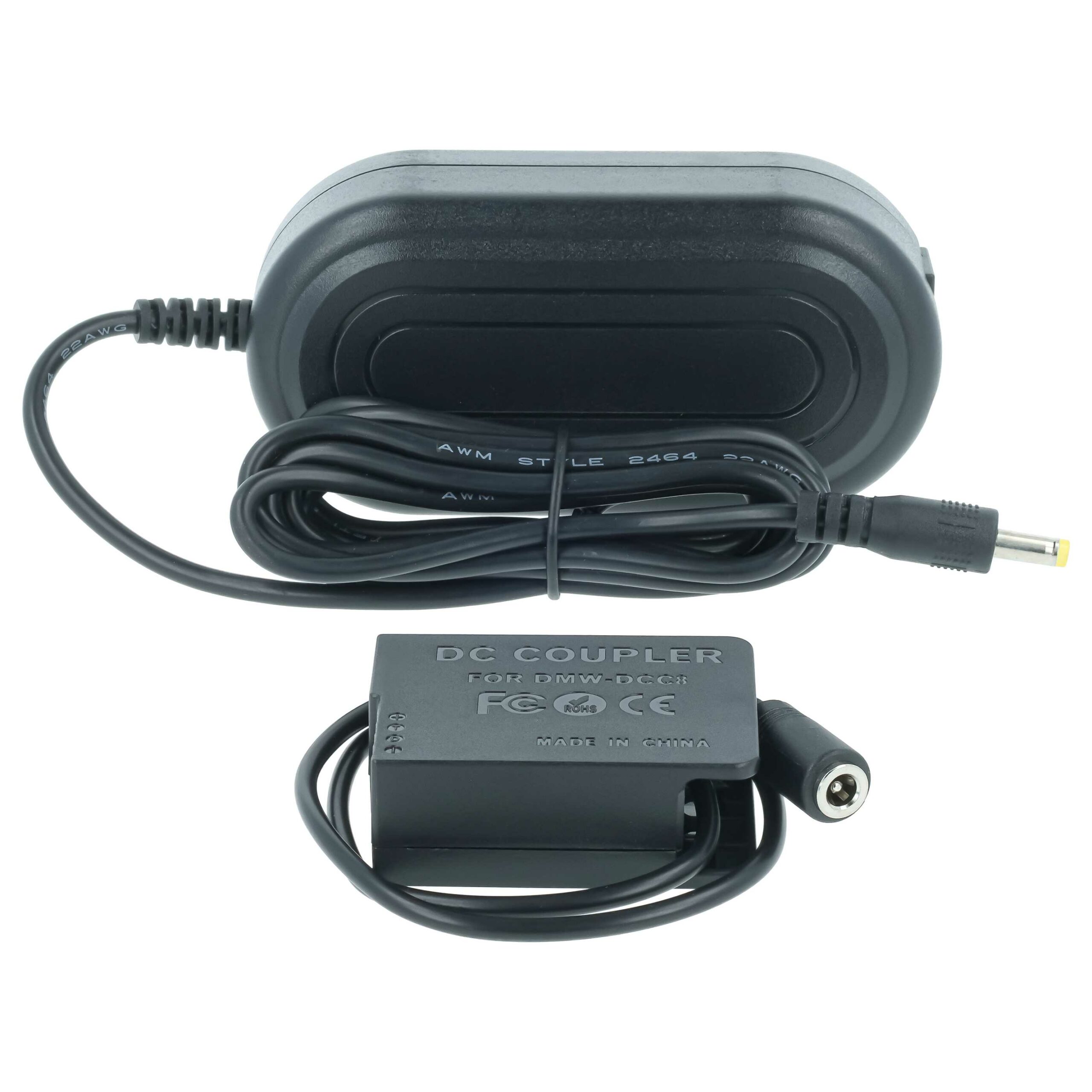 Carregador de Corrente vhbw para Leica e Panasonic com Acoplador CC (8.4 V, 2.0 A, 2 m) - Image 4