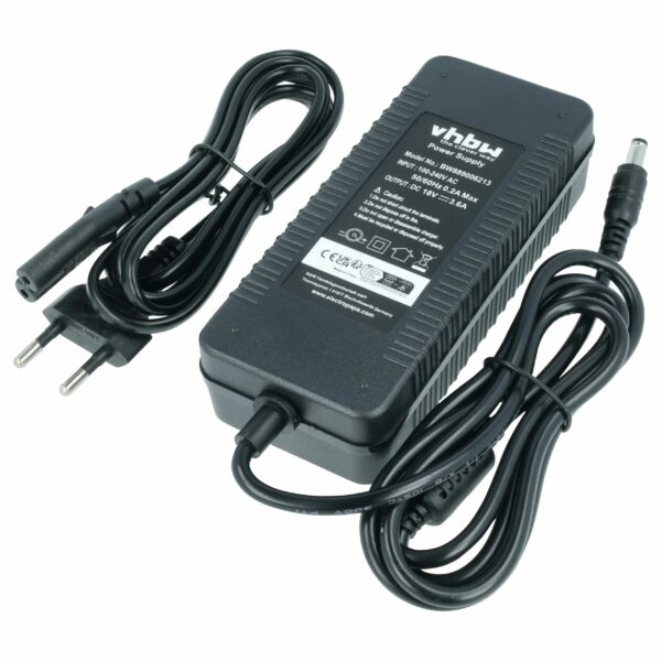 Adaptador de Alimentação vhbw para Bicicleta de Treino Kettler Ergometer EX1
