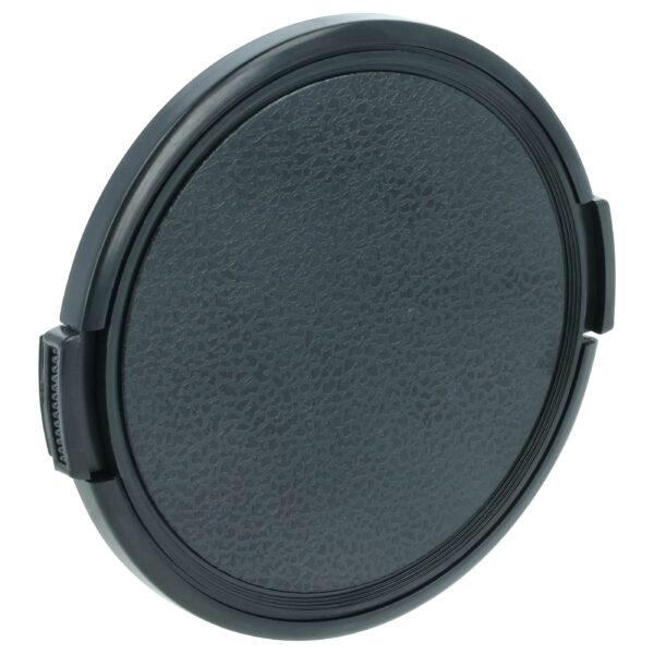 Tampão de Lente 72 mm vhbw com Pega Lateral para Câmaras Fujifilm, Panasonic, Nikon, Sigma - Preto