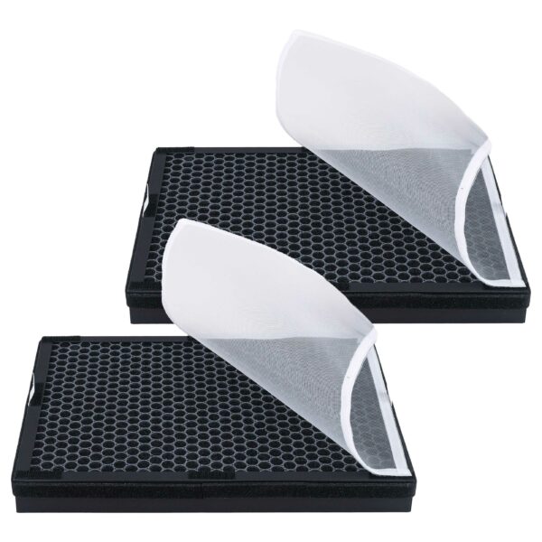 2x Filtros de Substituição vhbw para Rowenta XD6220F0 - Carvão Ativado + Allergy+