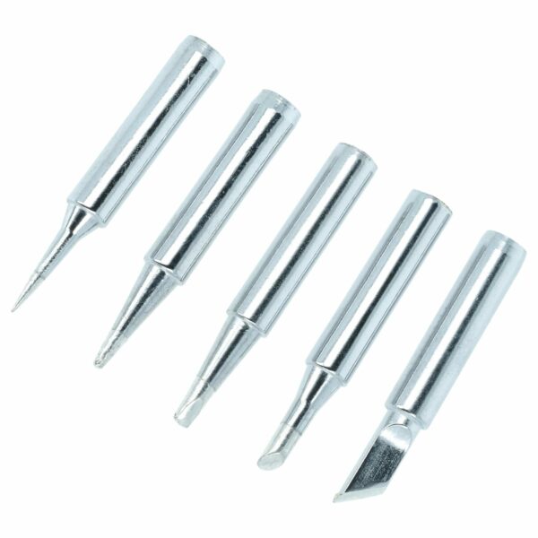 Pack de 5 Pontas de Soldadura 900M-T / 900M - Compatível com Radio Shack, Hakko, Aoyue, Atten - vhbw