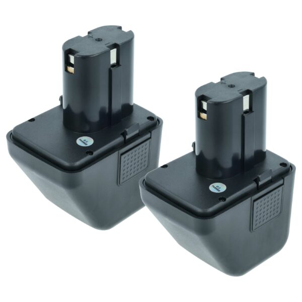 2x Bateria vhbw 70291510061 para Pistola de Rebites Gesipa - 1500 mAh, 12 V, NiMH