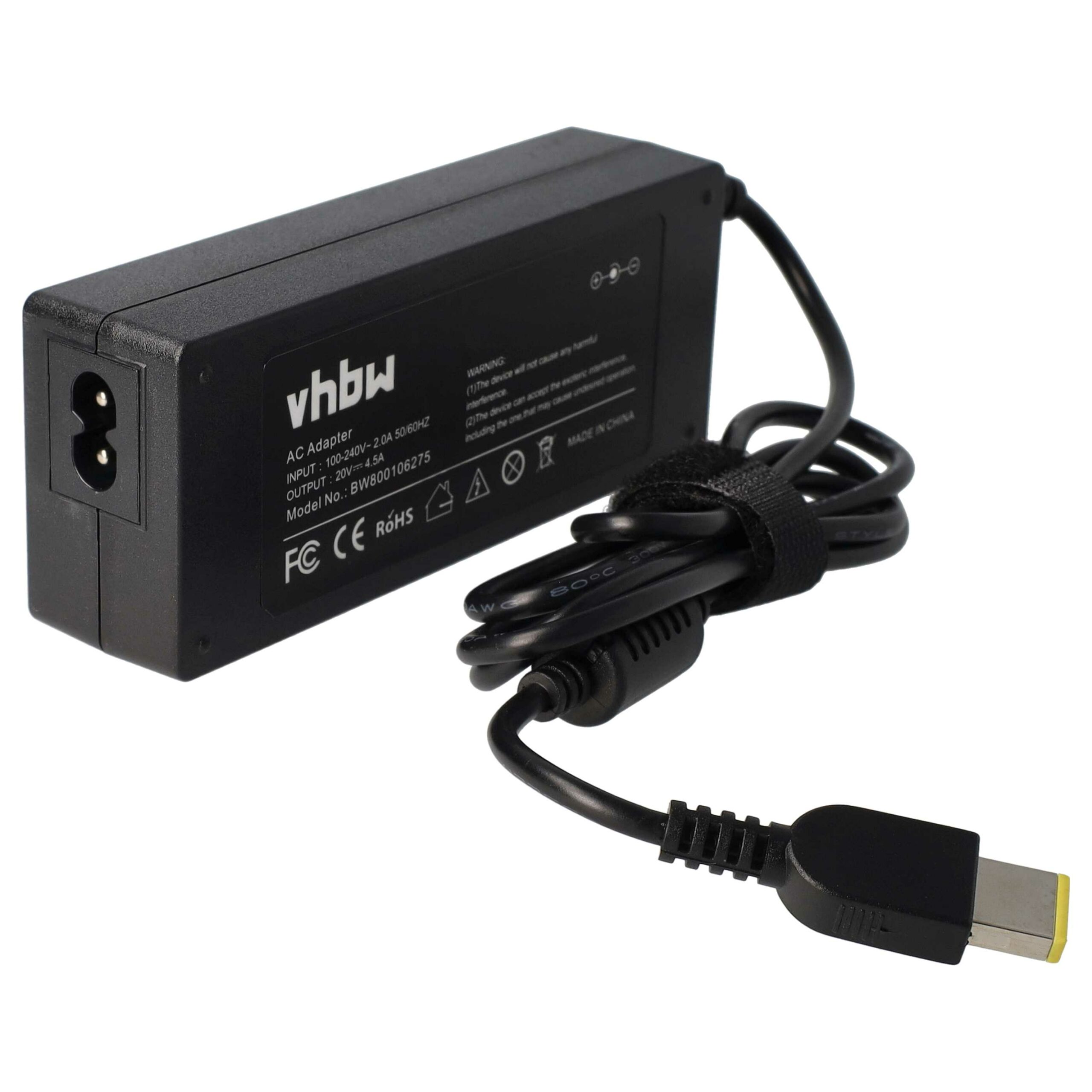 Adaptador de Alimentação para Portátil Lenovo vhbw 90 W - Substituição 0B47030, 0C19880 - Image 3