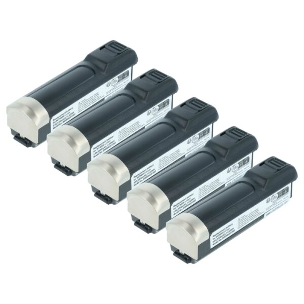 5x Bateria vhbw substitui Zebra BTRY-NWTRS-50MA-01 para Scanner de Códigos de Barras Zebra POS - 3200 mAh 3.6 V