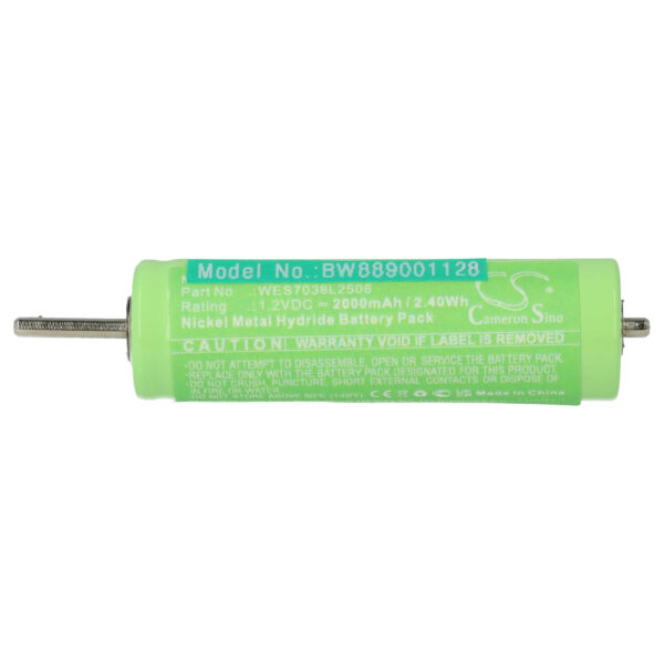 Bateria para Máquina de Barbear Panasonic WES7038L2507, WERGB80L2508, WES7038L2506 - 2000 mAh 1.2 V NiMH
