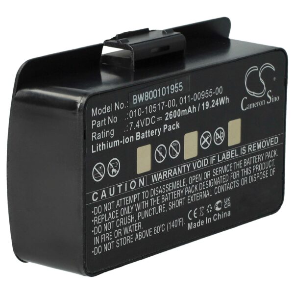 Bateria vhbw GPS para Garmin GPSMap 276, 276c, 296, 478 2600mAh