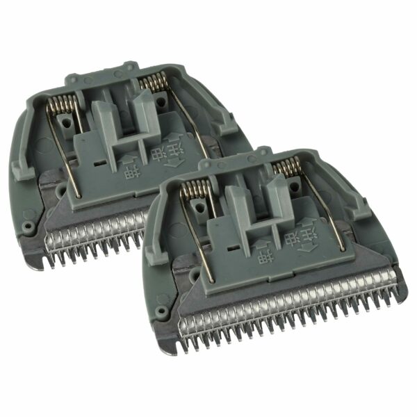 2x Cabeça de Corte de Substituição para Panasonic WER9602Y, WER9602 - Cinzento vhbw